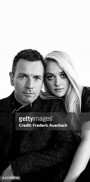 Actors Dakota Fanning and Ewan McGregor are photographed for Malibu Magazine on August 24, 2016 in Los Angeles, California.