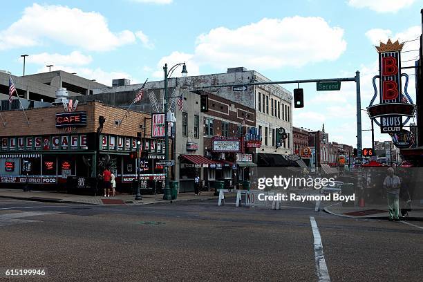 Beale Street in Memphis, Tennessee on October 3, 2016.