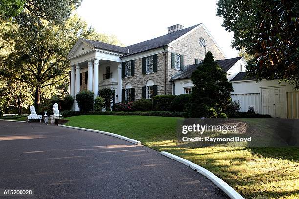 Graceland, home of the late Elvis Presley in Memphis, Tennessee on October 3, 2016.