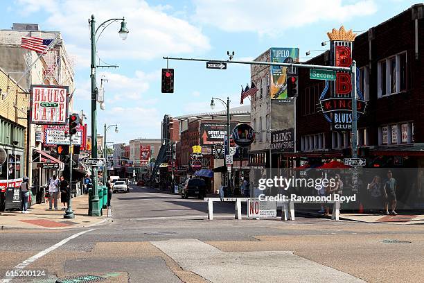 Beale Street in Memphis, Tennessee on October 3, 2016.