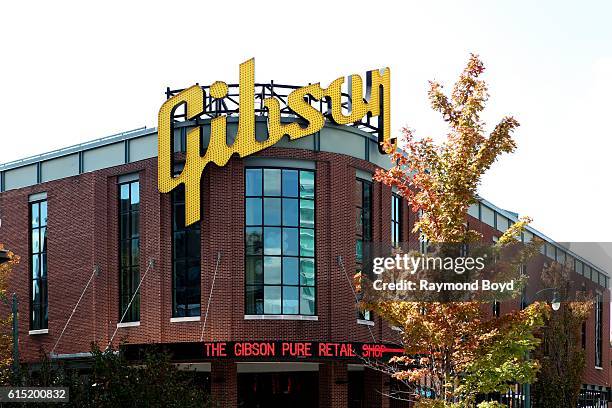 Gibson Guitar Factory in Memphis, Tennessee on October 3, 2016.