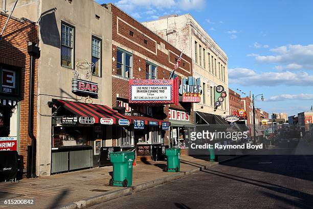 Beale Street in Memphis, Tennessee on October 3, 2016.