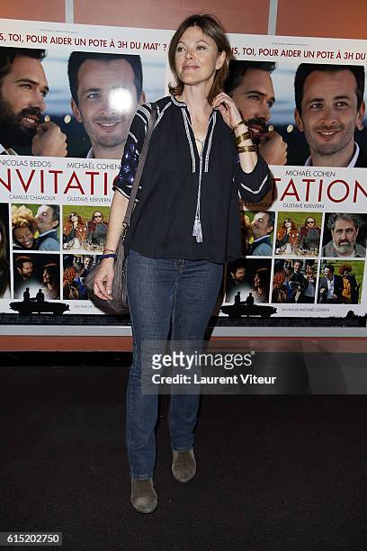 Alexandra Kazan attends the "l'Invitation" Paris Premiere at UGC George V on October 17, 2016 in Paris, France.