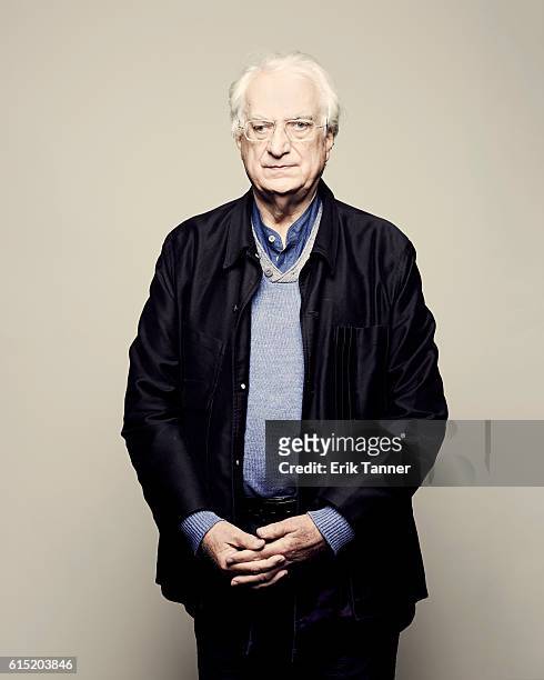 Director Bertrand Tavernier poses for a portrait during the 54th New York Film Festival at Lincoln Center on October 1, 2016 in New York City.