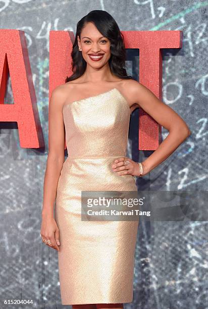 Cynthia Addai-Robinson attends the European premiere of "The Accountant" at Cineworld Leicester Square on October 17, 2016 in London, England.