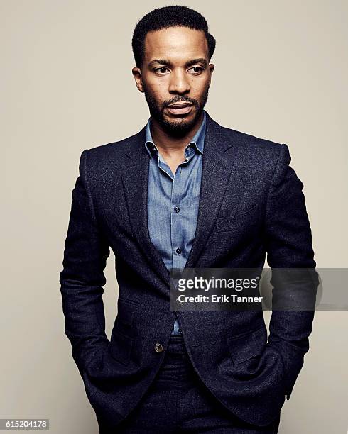 Actor Andre Holland poses for a portrait during the 54th New York Film Festival at Lincoln Center on October 2, 2016 in New York City.