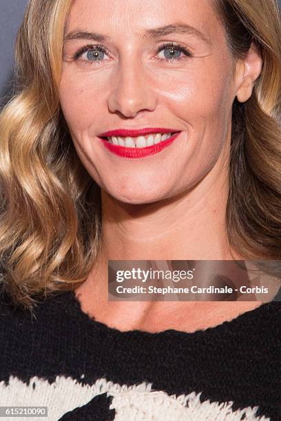 Actress Cecile de France attends the "The Young Pope" Paris Premiere at La Cinematheque on October 17, 2016 in Paris, France.