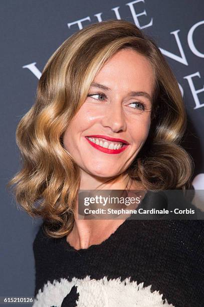 Actress Cecile de France attends the "The Young Pope" Paris Premiere at La Cinematheque on October 17, 2016 in Paris, France.