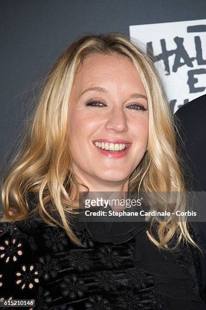 Ludivine Sagnier attends the "The Young Pope" Paris Premiere at La Cinematheque on October 17, 2016 in Paris, France.
