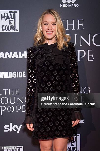 Ludivine Sagnier attends the "The Young Pope" Paris Premiere at La Cinematheque on October 17, 2016 in Paris, France.