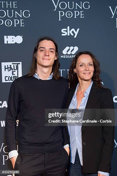 Guests attends the "The Young Pope" Paris Premiere at La Cinematheque on October 17, 2016 in Paris, France.