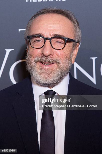 Silvio Orlando attends the "The Young Pope" Paris Premiere at La Cinematheque on October 17, 2016 in Paris, France.