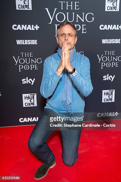 Producer Christophe Rossignon attends the "The Young Pope" Paris Premiere at La Cinematheque on October 17, 2016 in Paris, France.