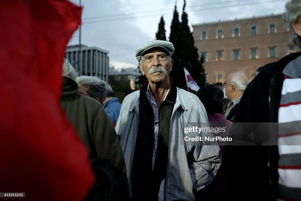 Protest against austerity in Athens