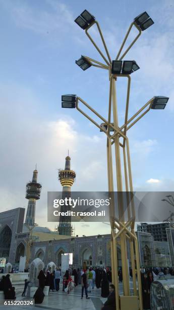 the shrine of imam ali alrida - al mashhad stock pictures, royalty-free photos & images