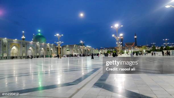 the shrine of imam ali alrida - al mashhad stock pictures, royalty-free photos & images