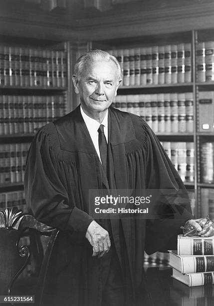 Portrait of Supreme Court Justice William Brennan .