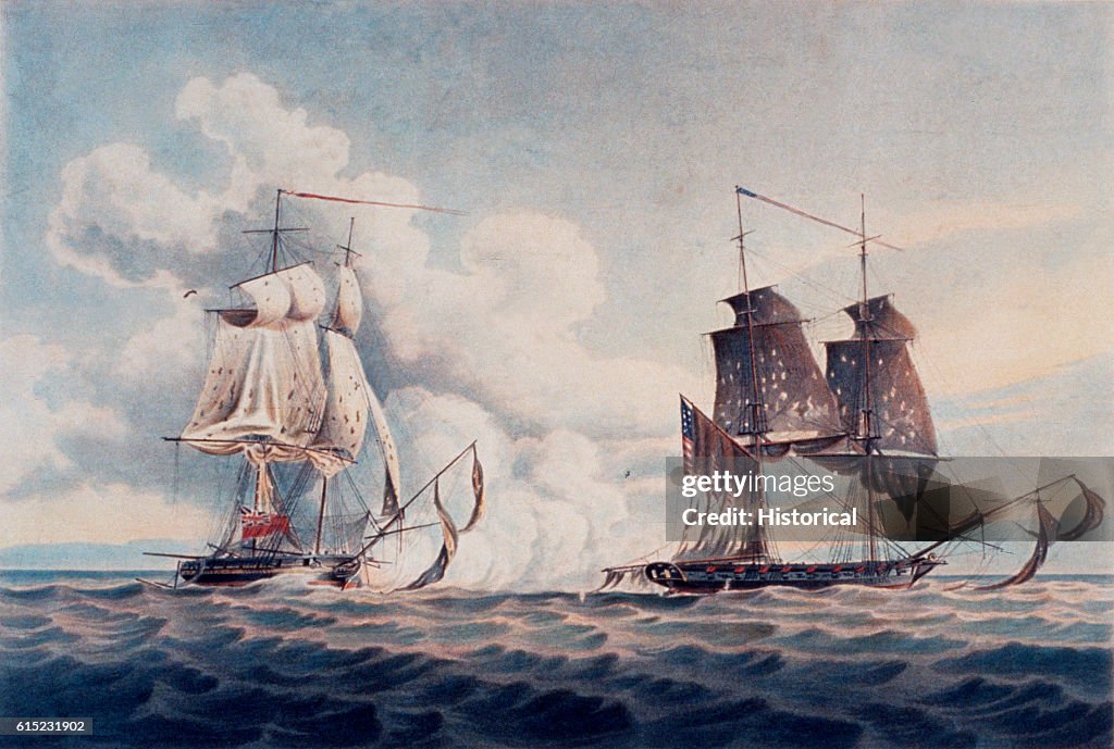 H.M. Packet Hinchinbrook and Privateer Grand Turk, May 1, 1814