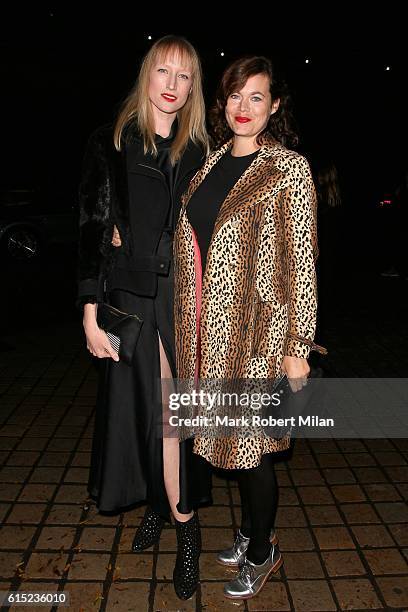 Jade Parfitt and Jasmine Guinness attending the Red Women Of The Year Awards 2016 on October 17, 2016 in London, England.