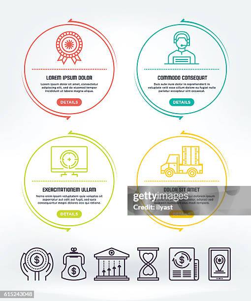 cycling diagram - supply-chain-management-infographic stock illustrations
