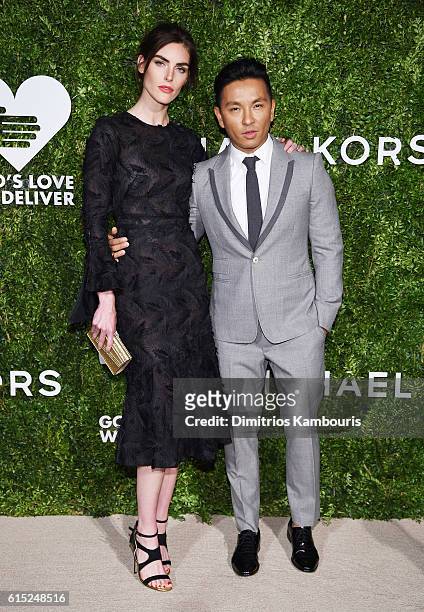 Hilary Rhoda and Prabal Gurung attend the God's Love We Deliver Golden Heart Awards on October 17, 2016 in New York City.