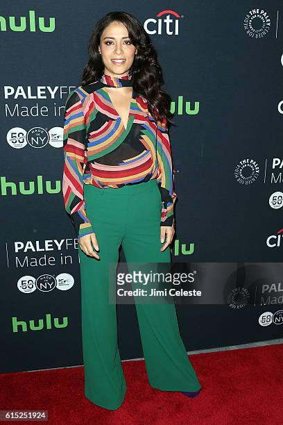 Actress Yasmine al Massri attends PaleyFest New York 2016 - "Quantico" at The Paley Center for Media on October 17, 2016 in New York City.