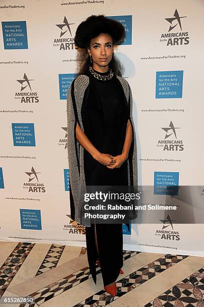 Esperanza Spalding attends the 2016 National Arts Awards at Cipriani 42nd Street on October 17, 2016 in New York City.