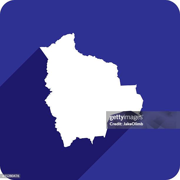 bolivia icon silhouette - sucre bolivia stock illustrations