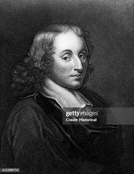 Blaise Pascal Engraving by Henry Hoppner Meyer