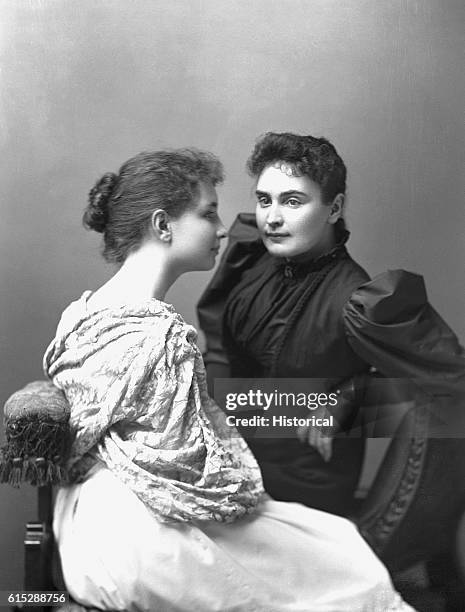 Helen Keller With Anne Sullivan