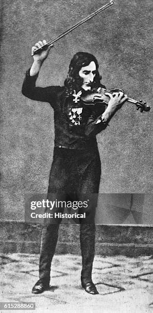 Nicolo Paganini, Italian violinist and composer.