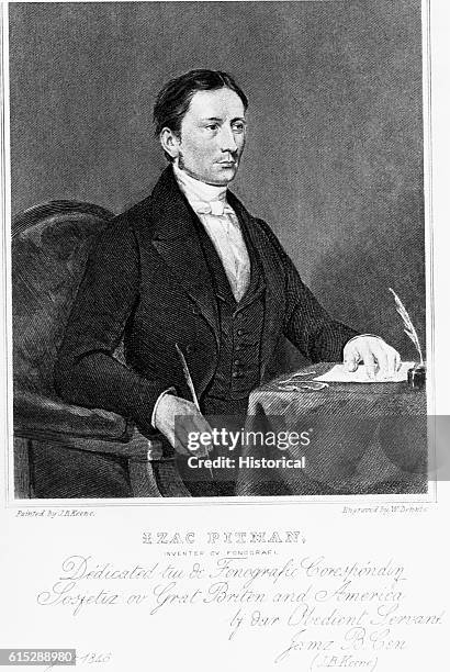 Sir Isaac Pitman was an English phonographer who developed an original shorthand based on phonographic or phonetic principles.