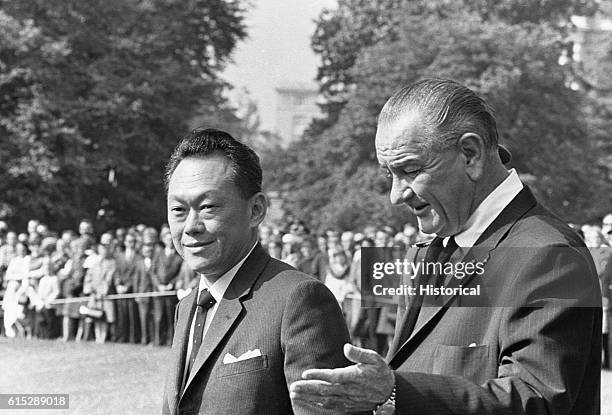 Lee Kuan Yew and Lyndon Johnson