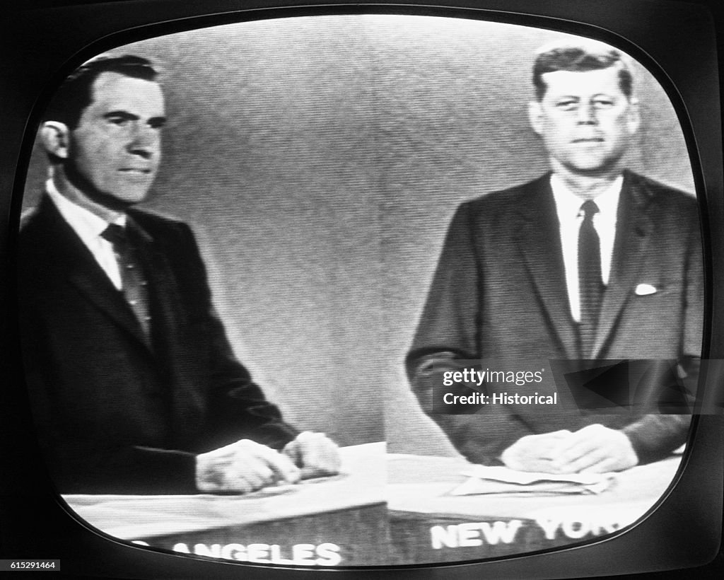 Nixon and Kennedy Debate on Television