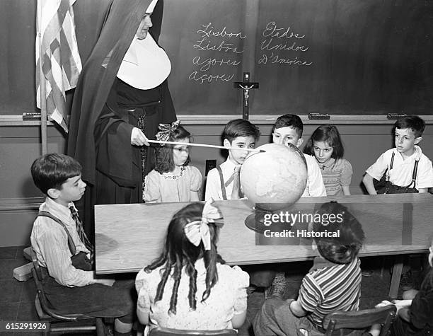 Nun Teaching With Ruler 235 Nun Teaching Stock Photos, High-Res Pictures, and Images - Getty Images
