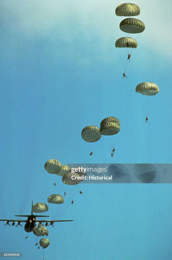 Paratroops During D-Day Anniversary