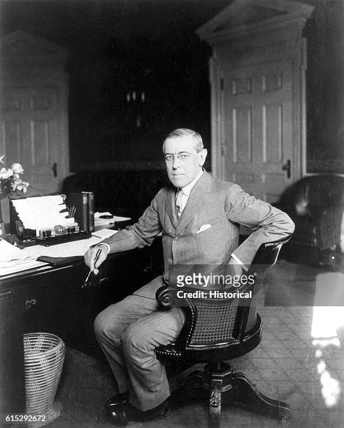Woodrow Wilson , the 28th President of the United States, served two four-year terms from 1913-1921. Among his accomplishments were the establishment...