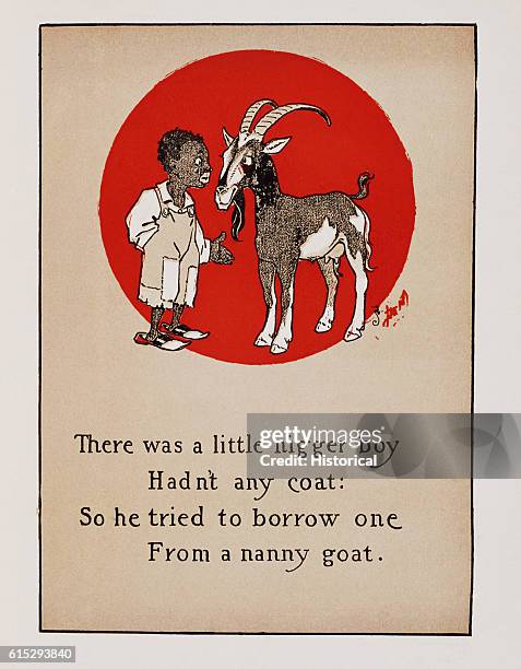 Illustration of 'There was a Little Nigger Boy' From L. Frank Baum's Father Goose, His Book