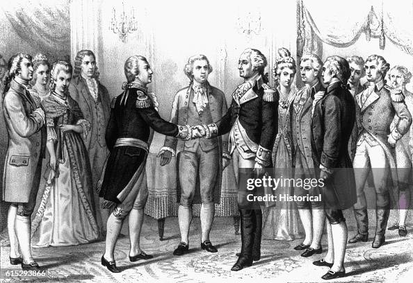 THE FIRST MEETING OF WASHINGTON AND LAFAYETTE