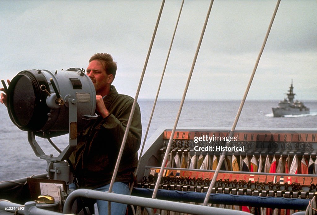 Manning the Searchlight