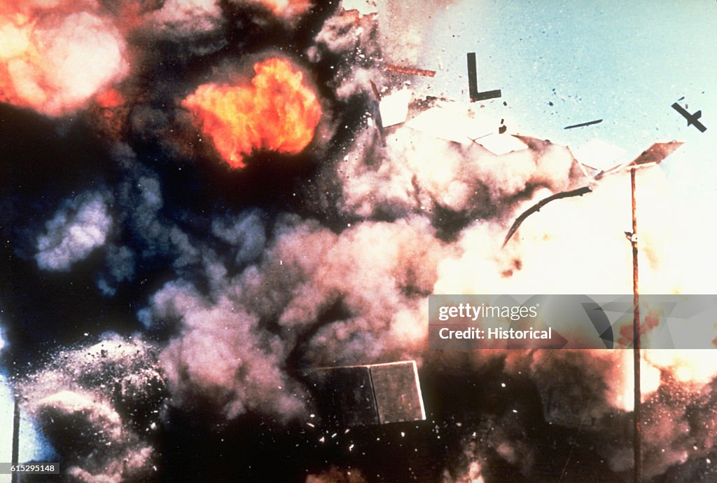 Tomahawk Missile Test Explosion