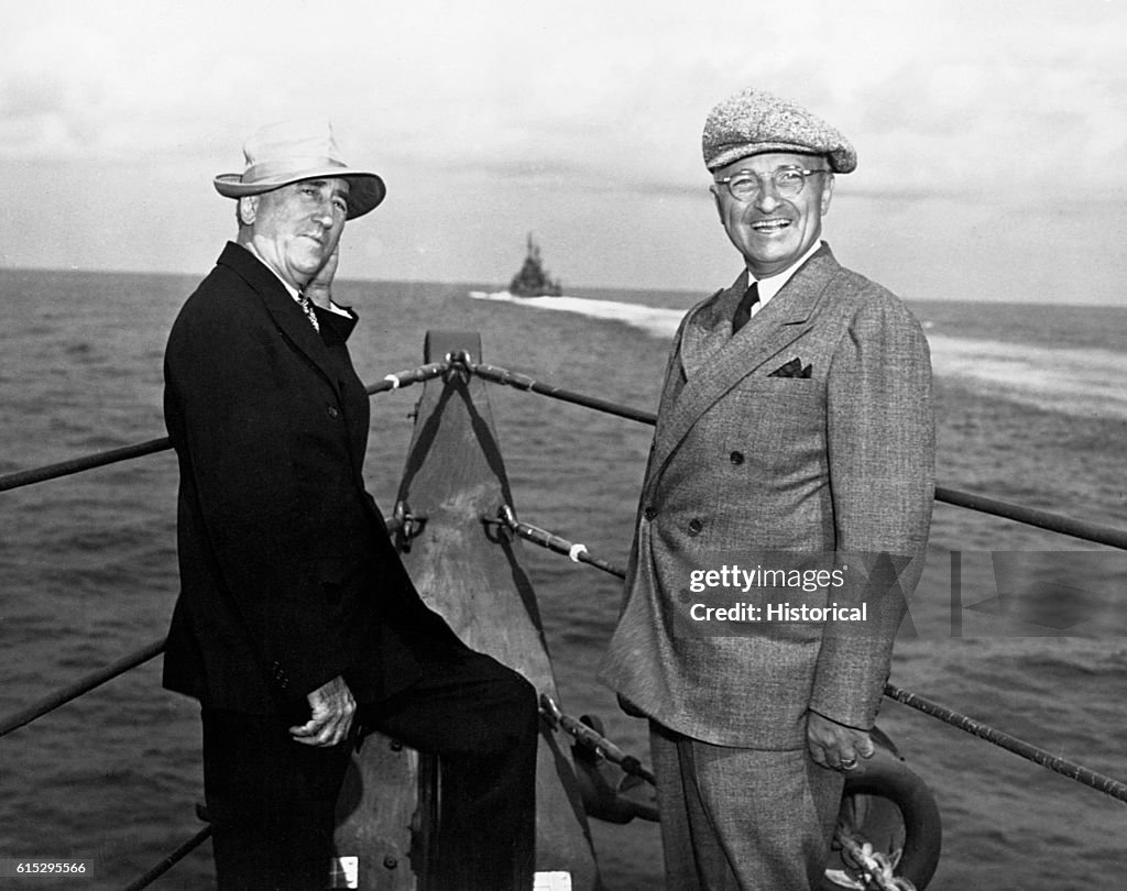 Truman and Byrnes travel To Potsdam