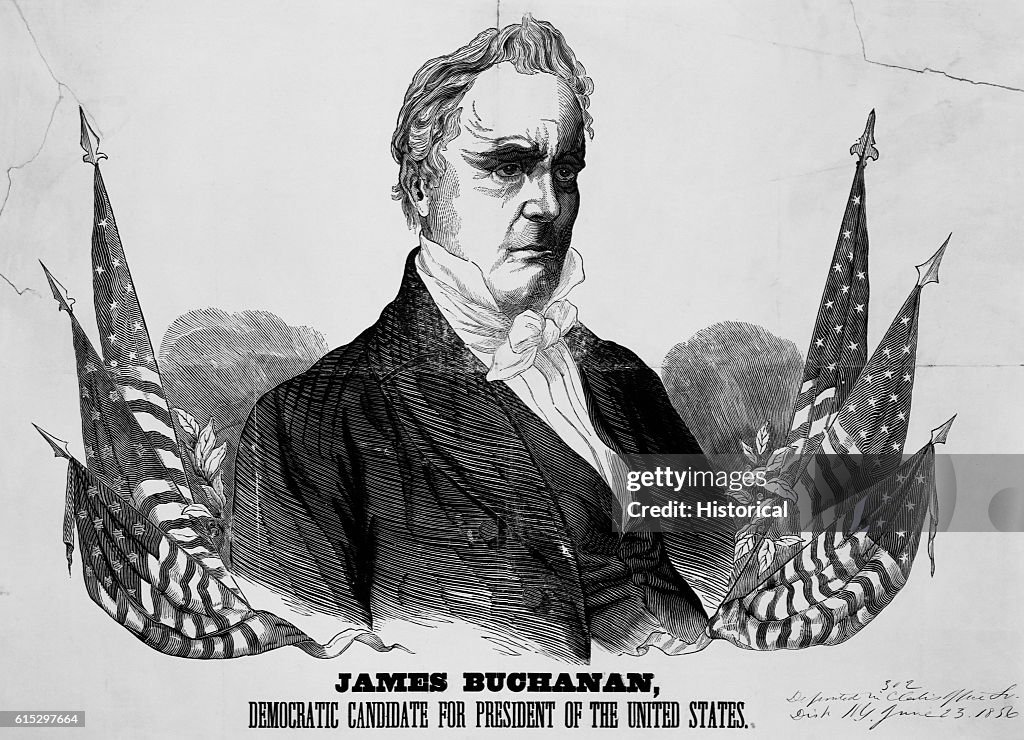 Campaign Portrait of James Buchanan
