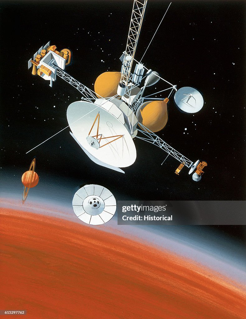 Probe Over Titan