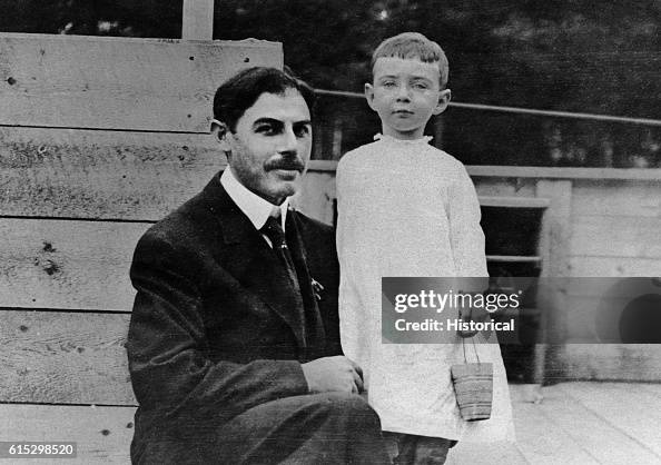 Young J. Robert Oppenheimer With Father Young J. Robert Oppenheimer With Father