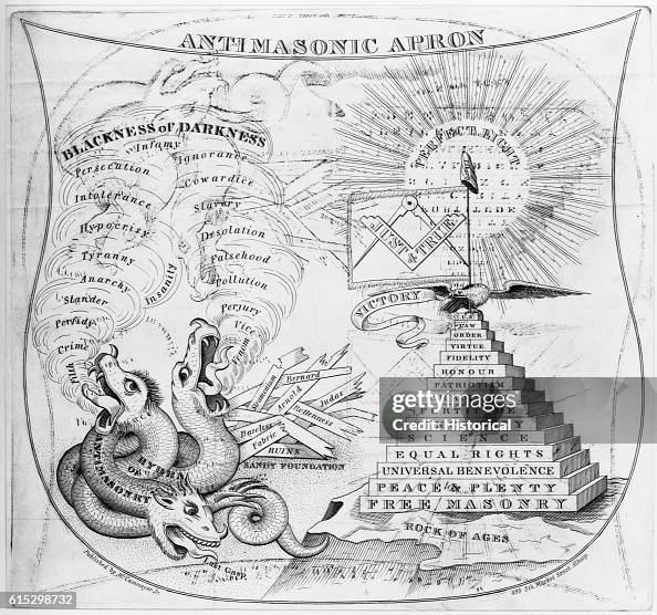 ANTIMASONIC APRON. ANTIMASONIC APRON.