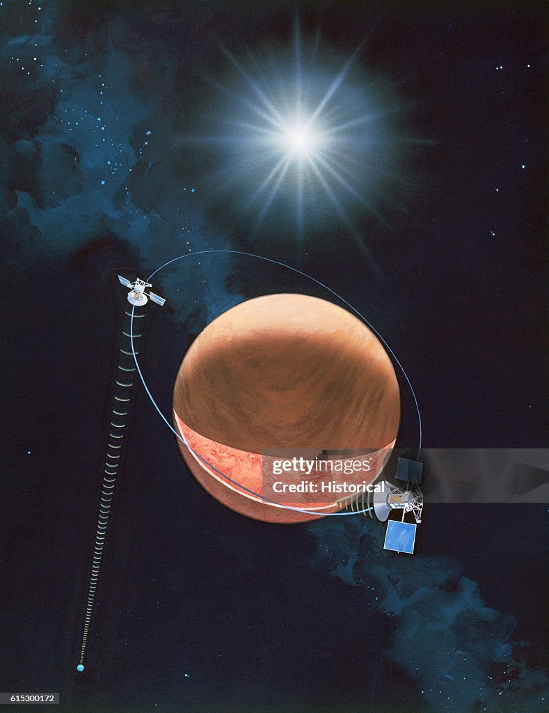 Magellan Spacecraft Orbits Venus