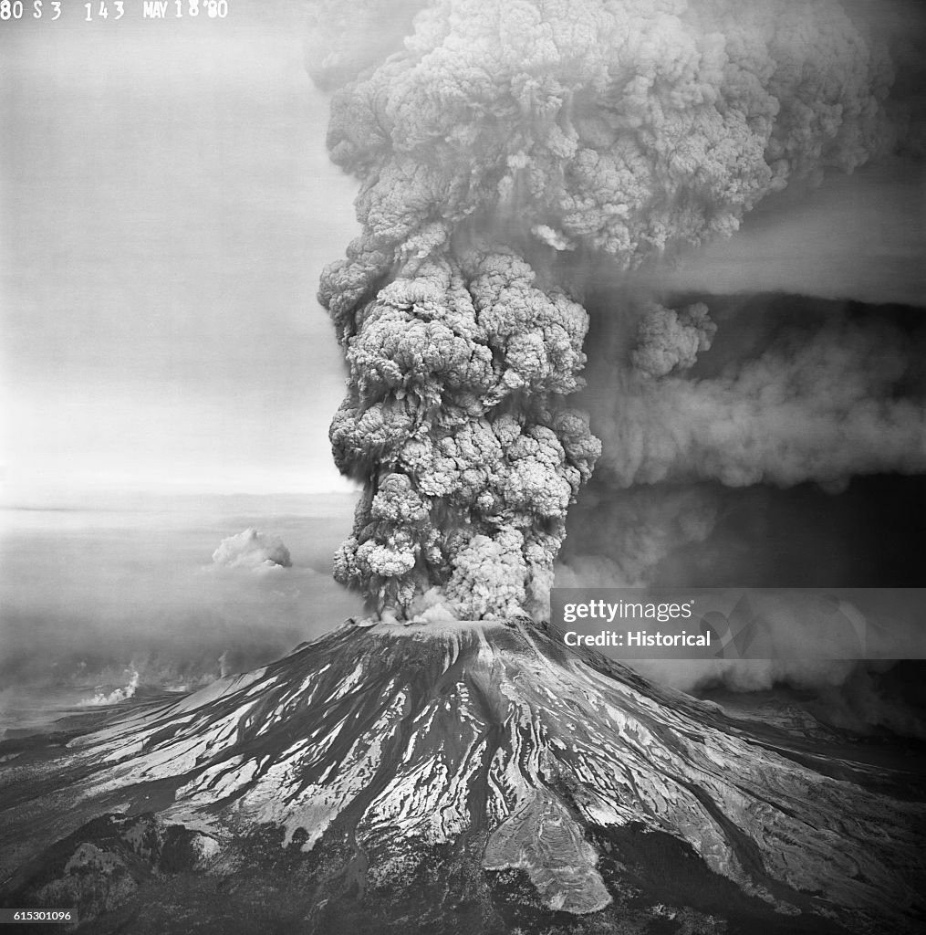 Mount St. Helens Erupts, May 18, 1980