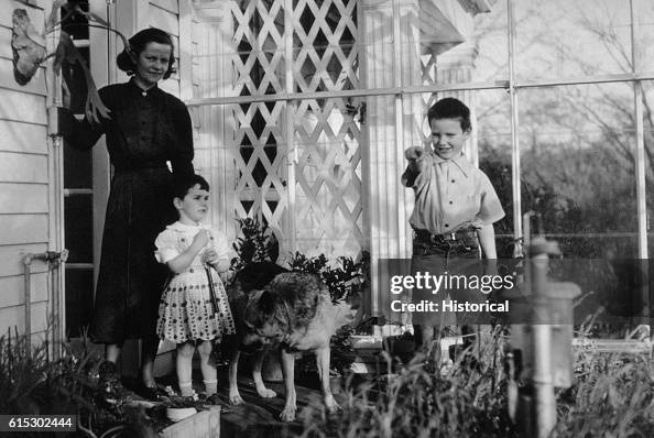 J. Robert Oppenheimer Family at Home J. Robert Oppenheimer Family at Home