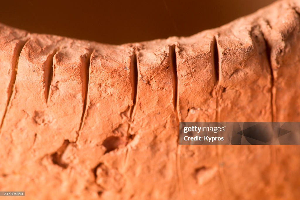 Africa, View Of Hand-Made Clay Pot (Year 2000)